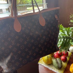large LV letter bag